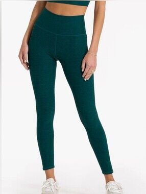 Vuori Teal High-Waist Seamless Leggings